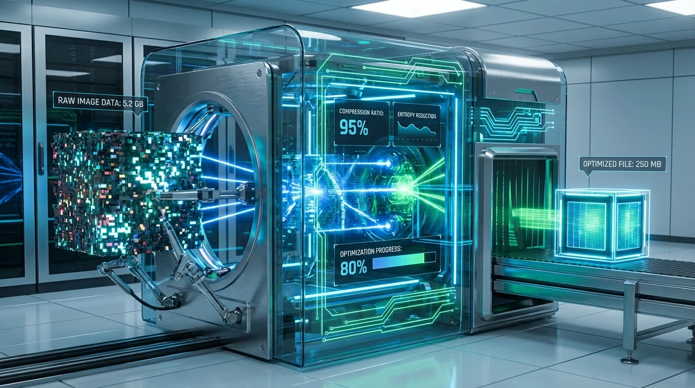 Minh họa quá trình nén ảnh